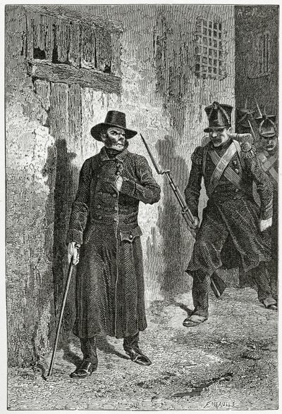 Illustrazione da Les Misérables, XIX secolo da Alphonse Marie de Neuville